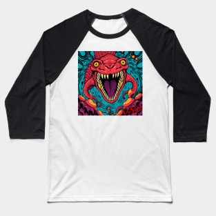 LUSCA – FULL COLOUR – FETERS AND LIMERS – CARIBBEAN FOLKLORE EVENT DJ GEAR Baseball T-Shirt